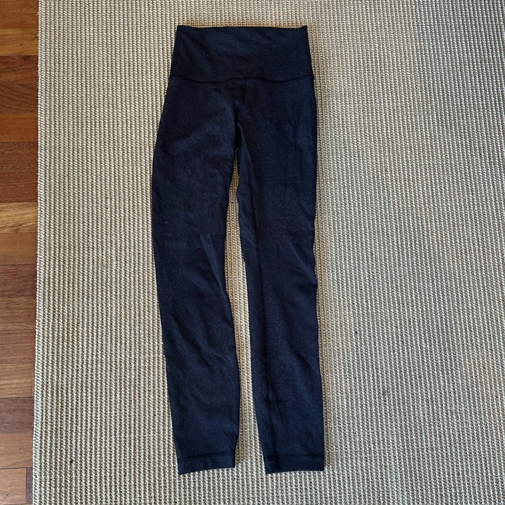 Lululemon Black Pattern Wunder Train Leggings - image 1